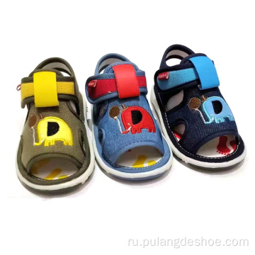Whosales детская обувь для мальчиков сандалии со звуком